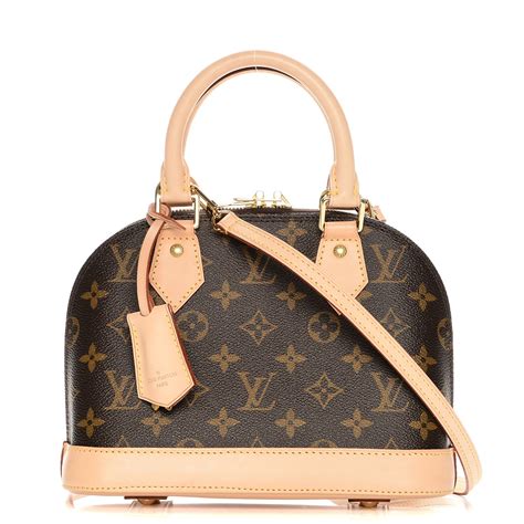 sac louis vuitton alma bb monogram|louis vuitton alma bb lining.